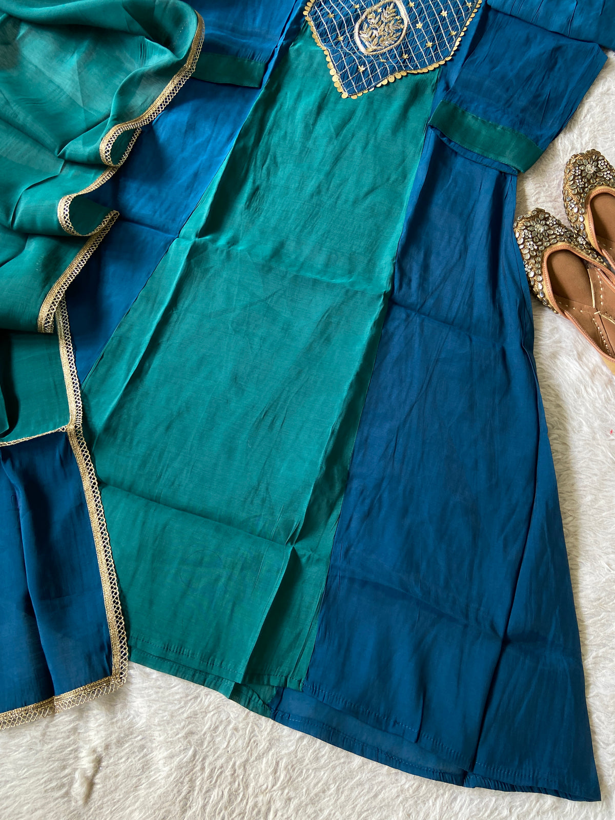 Premium Collection. Mul Chanderi Aline Kurti With Palazzo And Dupatta. Silk Suit Sets For Women Online India. Shop the Latest Festive Summer Collection at Shivani Designer Kurti.