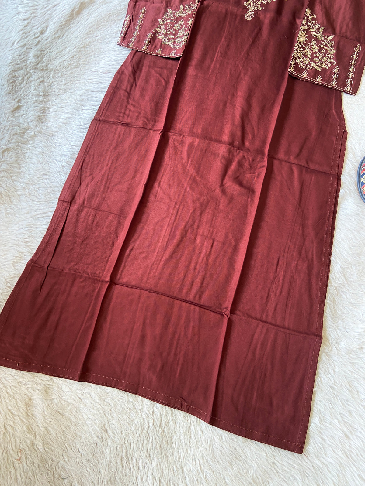 Embroidery Work Straight Satin Silk Kurti. Silk Kurtis For Women Online India. Shop the Latest Festive Summer Collection at Shivani Designer Kurti.