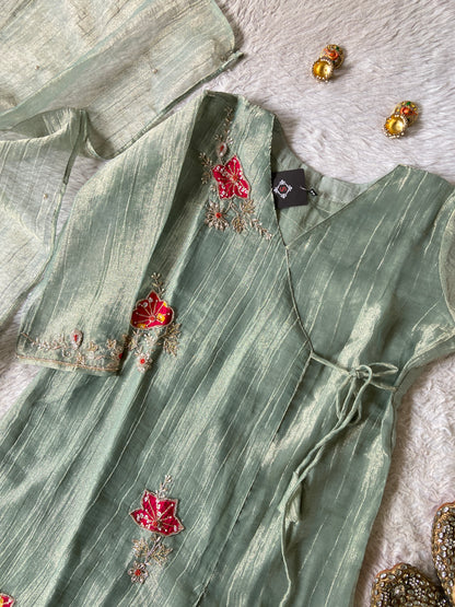 Premium Short Kurti Suit. Crush Glass Tissue Short Kurti With Palazzo And Dupatta. Silk Suit Sets For Women Online India. Shop the Latest Festive Summer Collection at Shivani Designer Kurti.
