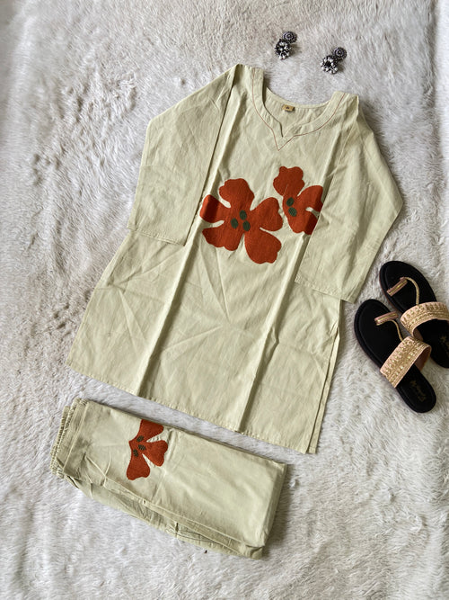 Premium Cotton Co-ord Set With Palazzo. Cotton Co-ord Sets For Women Online India. Shop the Latest Festive Summer Collection at Shivani Designer Kurti.
