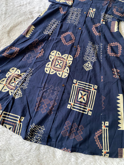 Cotton Printed Midi. Cotton Kurti For Women online India. Shop the Latest Festive Summer Collection at Shivani Designer Kurti.