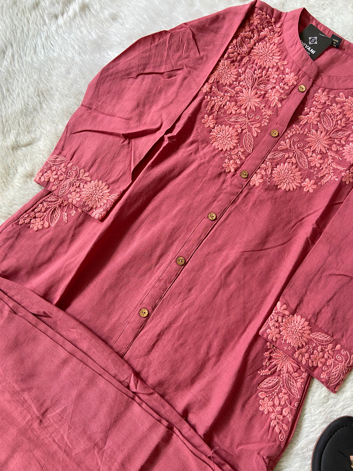 lakhnavi Aline Kurti With Palazzo. Cotton Kurti Sets For Women Online India. Shop the Latest Festive Summer Collection at Shivani Designer Kurti.