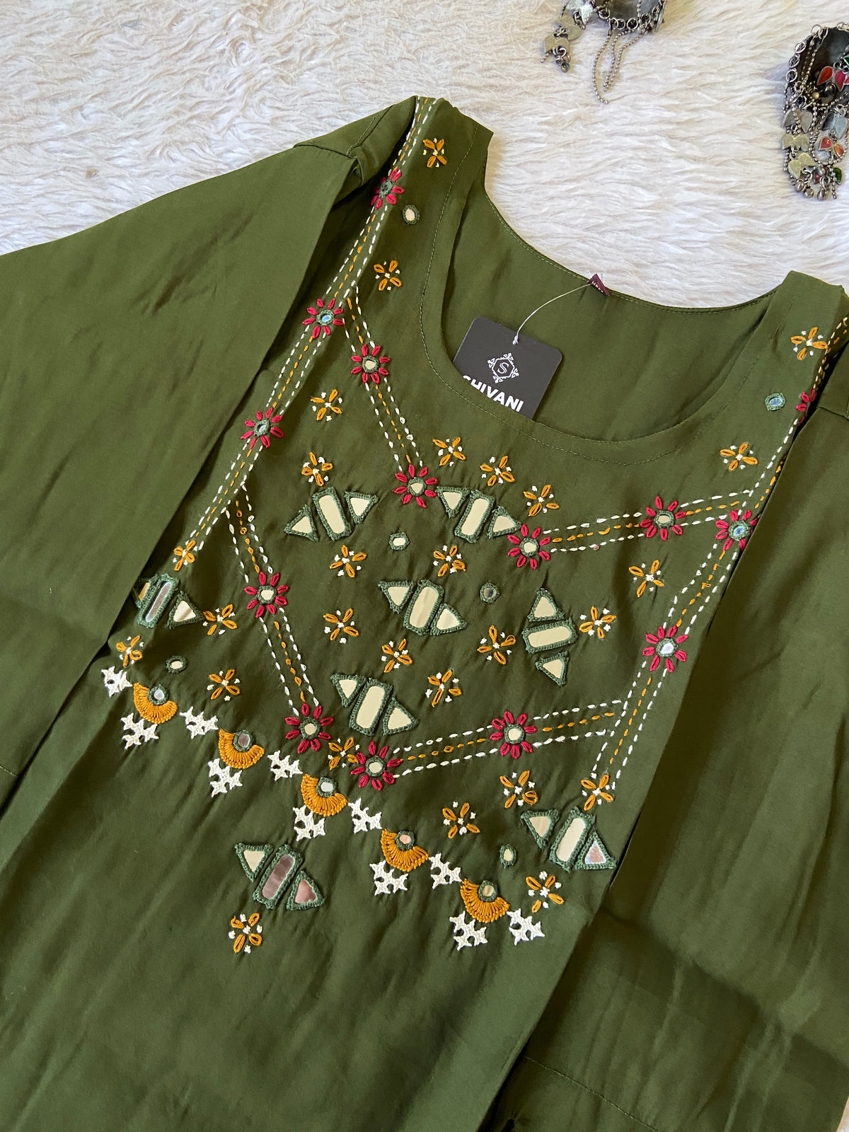 Handwork Straight Silk Kurti. Silk Kurtis For Women Online India. Shop the Latest Festive Summer Collection at Shivani Designer Kurti.