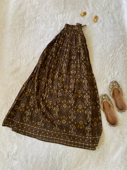 Gopi Dress. Cotton Printed Short Kurti With Skirt And Dupatta. Cotton Suit Sets For Women Online India. Shop the Latest Festive Summer Collection at Shivani Designer Kurti.
