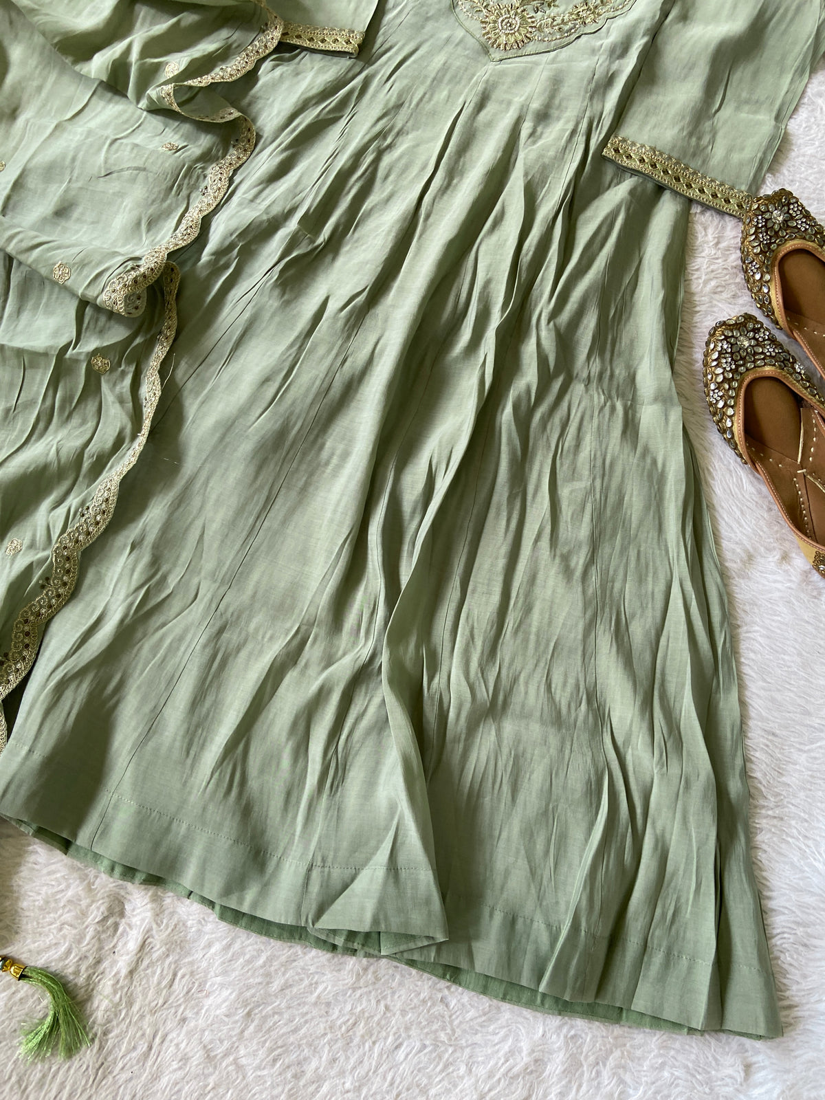 Embroidery Work Aline Kurti, Palazzo And Dupatta. Silk Suit Sets For Women Online India. Shop the Latest Festive Summer Collection at Shivani Designer Kurti.