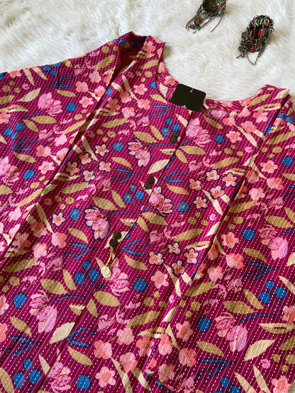 Jaipur Cotton Aline Kurti, Cotton Aline Kurti For Women