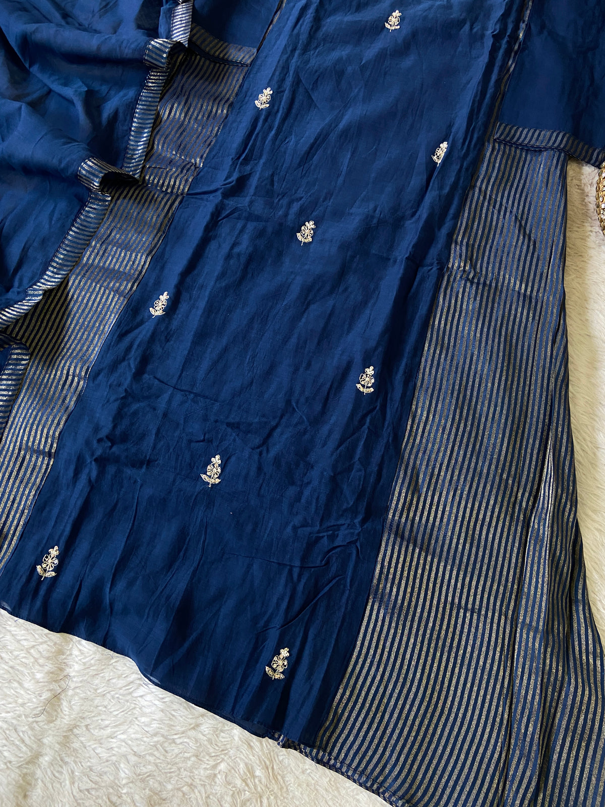 Premium Collection. Banarasi Mul Chanderi Aline Kurti With Pant And Dupatta. Silk Suit Sets For Women Online India. Shop the Latest Festive Summer Collection at Shivani Designer Kurti.