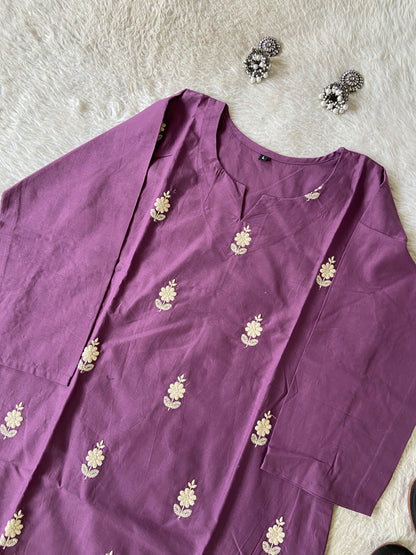 Premium Cotton Co-ord Set With Palazzo. Cotton Co-ord Sets For Women Online India. Shop the Latest Festive Summer Collection at Shivani Designer Kurti.
