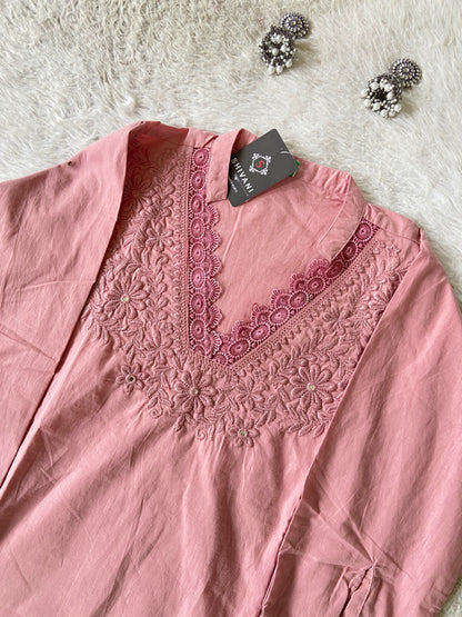Premium Cotton Co-ord Set With Palazzo. Cotton Co-ord Sets For Women Online India. Shop the Latest Festive Summer Collection at Shivani Designer Kurti.