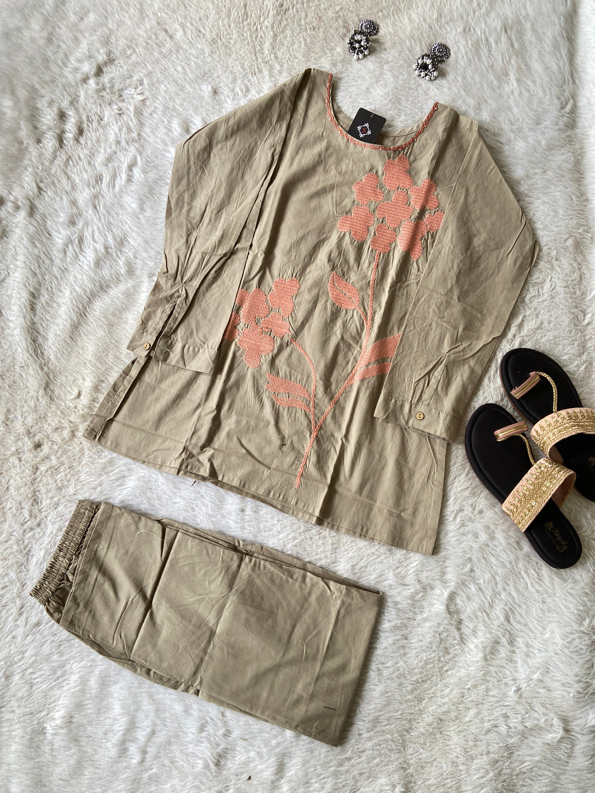 Premium Cotton Co-ord Set With Palazzo. Cotton Co-ord Sets For Women Online India. Shop the Latest Festive Summer Collection at Shivani Designer Kurti.
