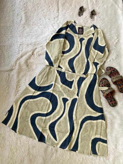 Midi Cotton Aline Kurti. Cotton Kurtis For Women Online India. Shop the Latest Festive Summer Collection at Shivani Designer Kurti.