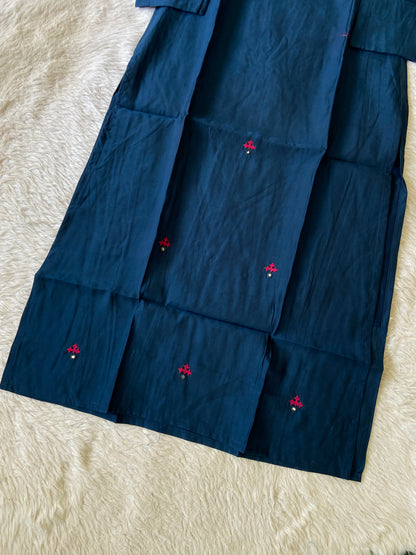 Handwork Straight Silk Kurti. Silk Kurtis For Women Online India. Shop the Latest Festive Summer Collection at Shivani Designer Kurti.