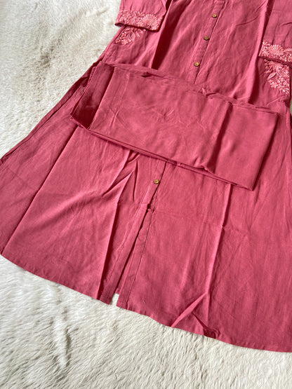 lakhnavi Aline Kurti With Palazzo. Cotton Kurti Sets For Women Online India. Shop the Latest Festive Summer Collection at Shivani Designer Kurti.