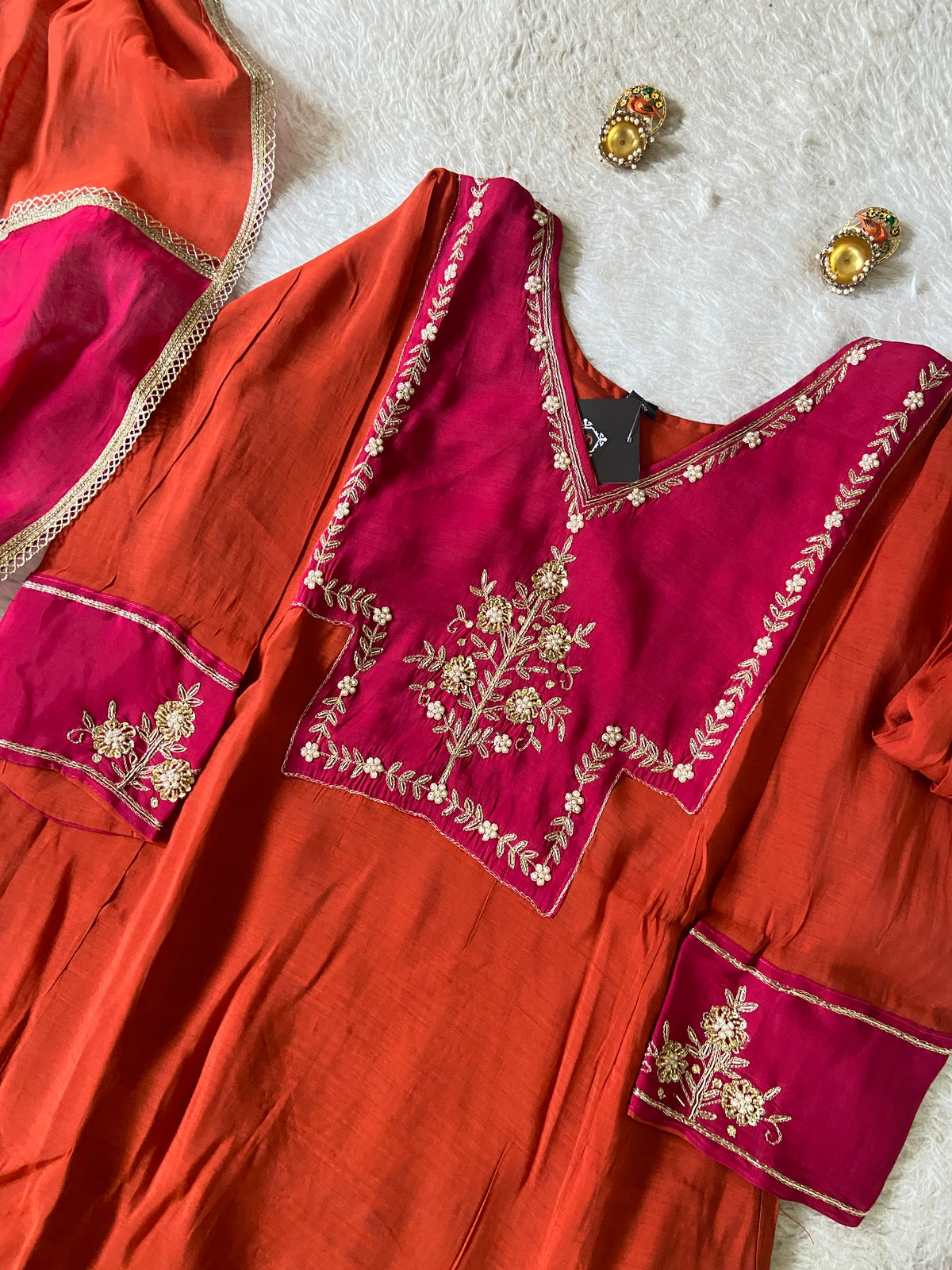 Premium Collection. Mul Chanderi Aline Kurti With Palazzo And Dupatta. Silk Suit Sets For Women Online India. Shop the Latest Festive Summer Collection at Shivani Designer Kurti.