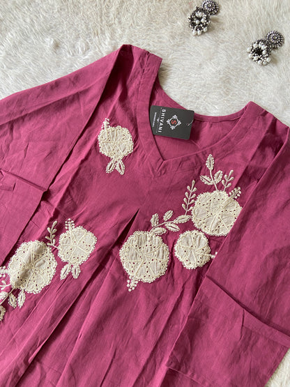 Premium Cotton Co-ord Set With Palazzo. Cotton Co-ord Sets For Women Online India. Shop the Latest Festive Summer Collection at Shivani Designer Kurti.