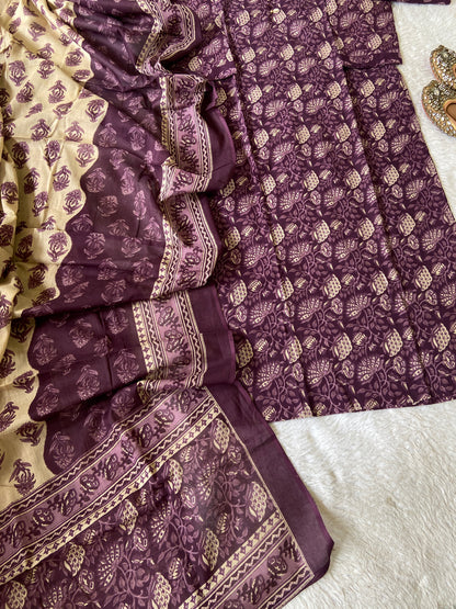 Jaipuri Print Cotton Straight Cut Kurti With Pant And Dupatta. Cotton Suit Sets For Women Online India. Shop the Latest Festive Summer Collection at Shivani Designer Kurti.