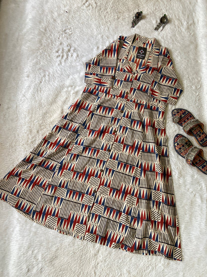 Cotton Printed Midi. Cotton Kurti For Women online India. Shop the Latest Festive Summer Collection at Shivani Designer Kurti.