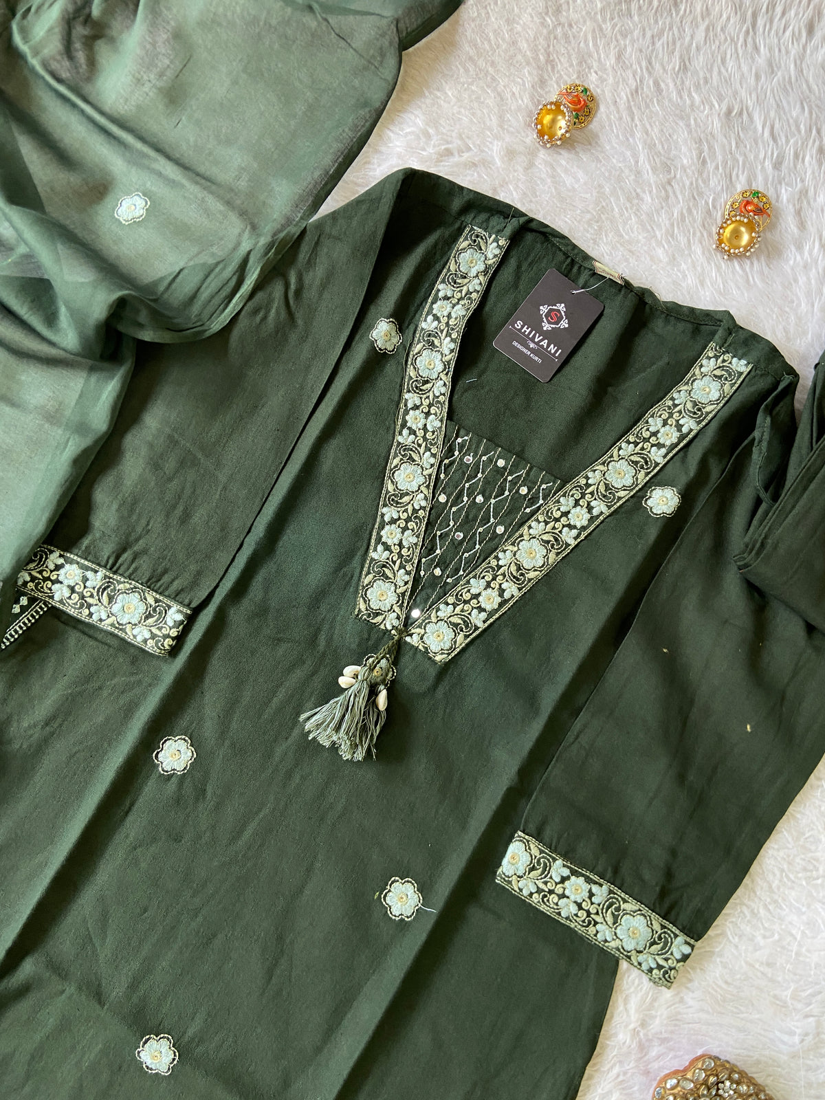 Cotton Straight Kurti, Palazzo And Dupatta. Cotton Suits Sets For Women Online India. Shop the Latest Festive Summer Collection at Shivani Designer Kurti.