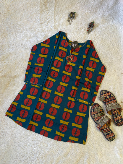 Cotton Short Top (Gamthi Short Top). Cotton Short Top For Women online India. Shop the Latest Festive Summer Collection at Shivani Designer Kurti.
