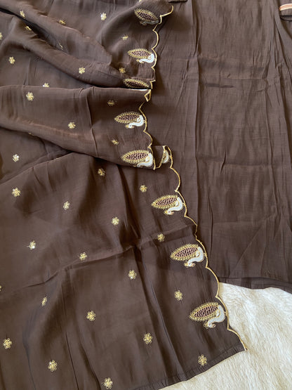 Premium Look Aline Kurti With Semi Palazzo And Dupatta. Silk Suit Sets For Women Online India. Shop the Latest Festive Summer Collection at Shivani Designer Kurti.