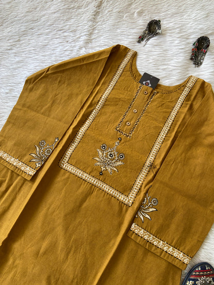 Cotton Kurti With Blockprint, Cotton Kurti For Women.