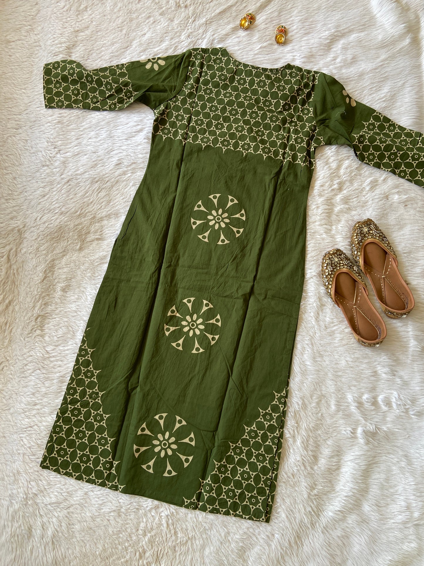 Cotton Straight Kurti With Matching Pant And Dupatta, Cotton Straight Kurti Suit Sets For Women