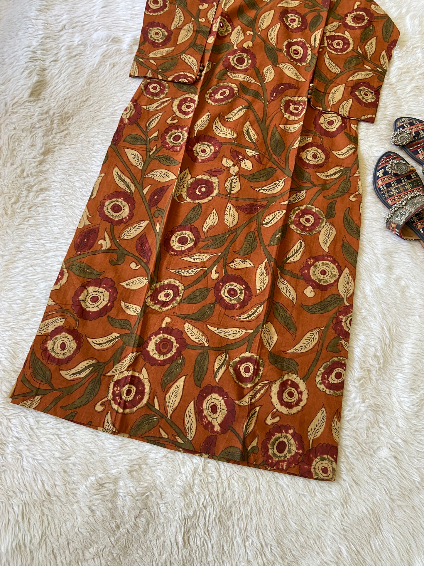 Beautiful Jaipuri Print Cotton Straight Kurti. Cotton Straight Kurtis For Women.
