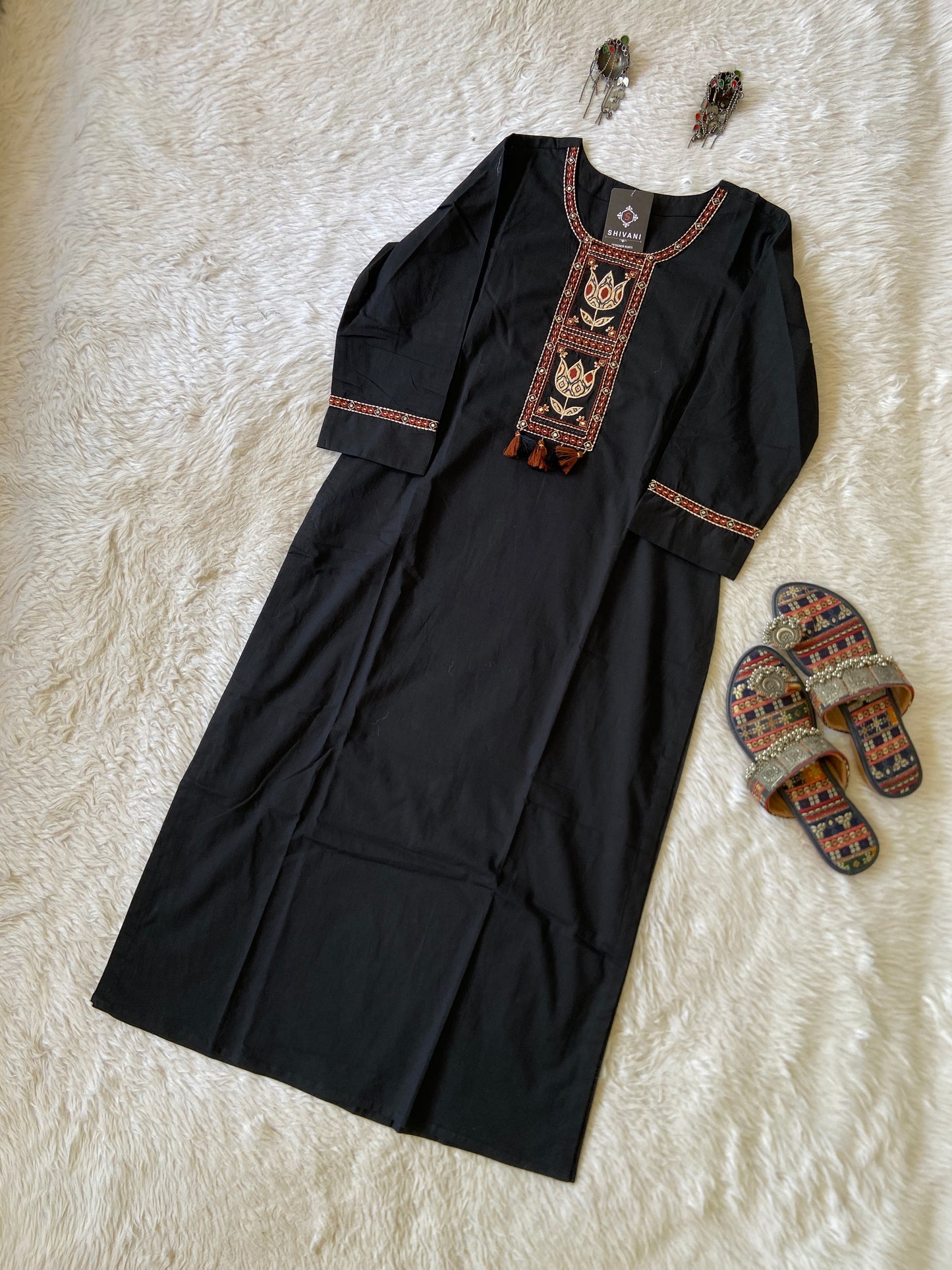 Cotton Straight Kurti (Gamthi Kurti). Cotton Kurti For Women.
