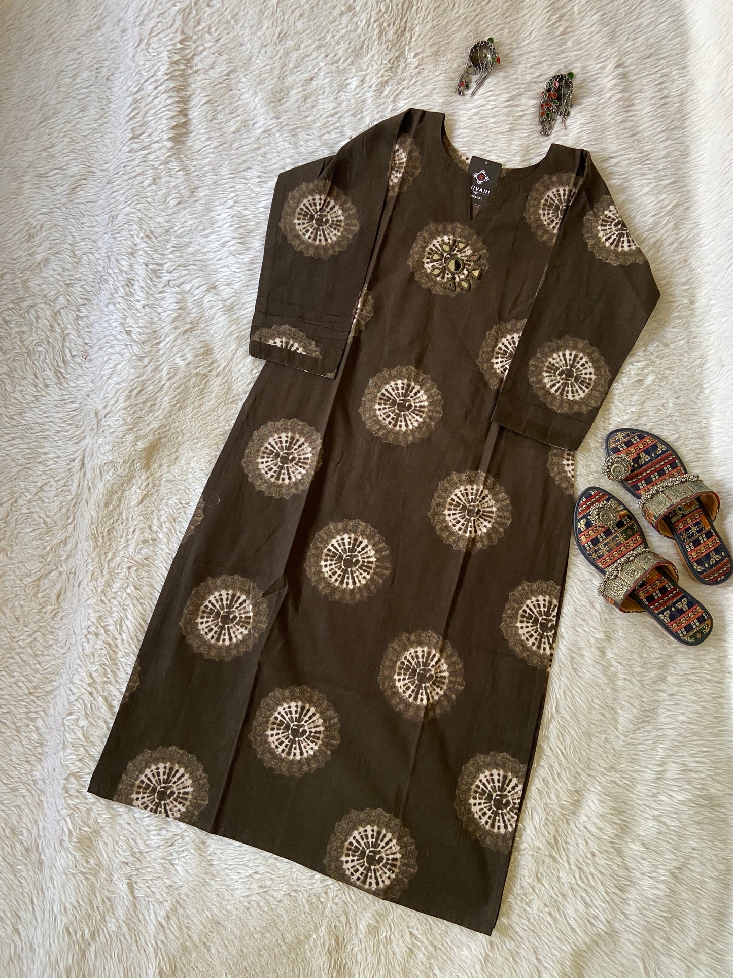 Mirror Work Cotton Straight Kurtis. Cotton Kurtis For Women.