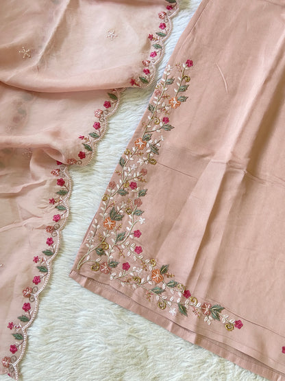 Silk Straight Kurtis With Beautiful Embroidery Work In Neck  Dupatta With Pant And Dupatta. Silk Suit Sets For Women Online India. Shop the Latest Festive Summer Collection at Shivani Designer Kurti.