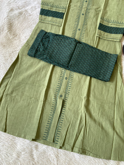 Cotton Aline Pair (Gamthi Pair). Cotton Kurtis Sets For Women Online India. Shop the Latest Festive Summer Collection at Shivani Designer Kurti.